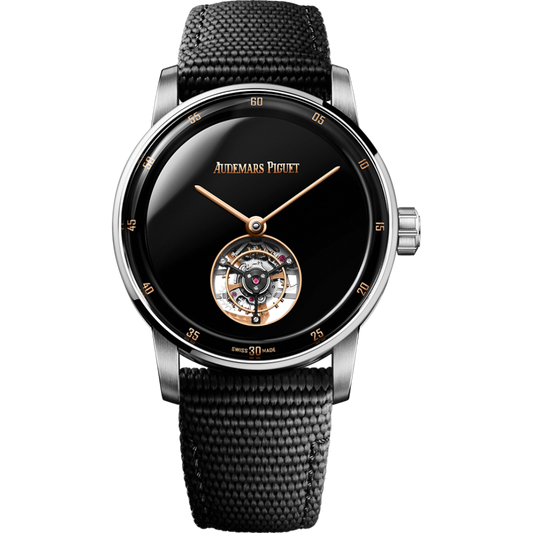 Audemars Piguet Code 11.59 by Audemars Piguet Selfwinding Flying Tourbillon  41 mm Black Dial Ceramic Rubber-Coated Strap 26396NB.OO.D002KB.01