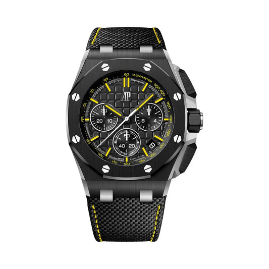 Audemars Piguet Royal Oak Offshore Selfwinding Chronograph 43 mm Black Dial Ceramic   Strap 26420CE.OO.A005VE.01