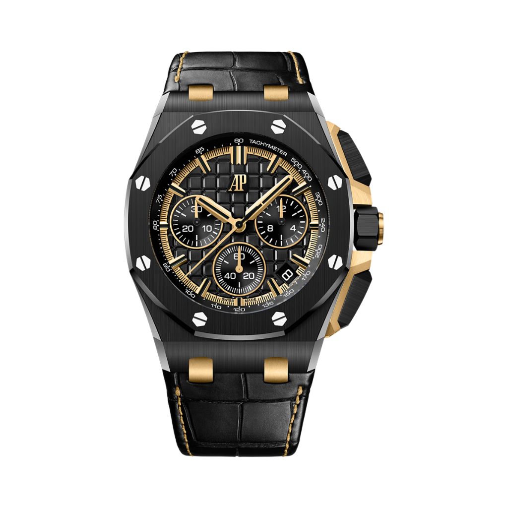 Audemars Piguet Royal Oak Offshore Selfwinding Chronograph 43 mm Black Dial Ceramic   Strap 26420CE.OO.A127CR.01