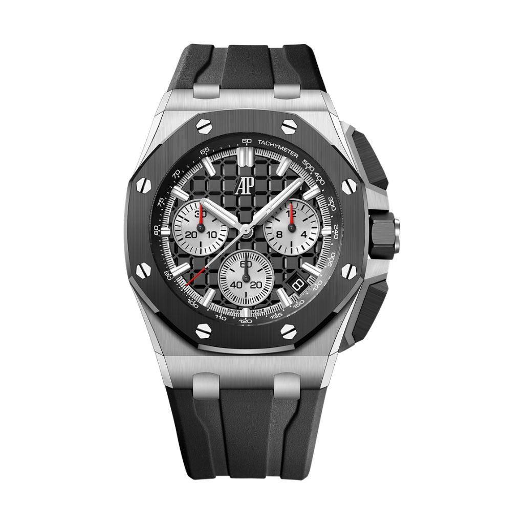 Audemars Piguet Royal Oak Offshore Selfwinding Chronograph 43 mm Black Dial Stainless Steel Rubber Strap 26420SO.OO.A002CA.01