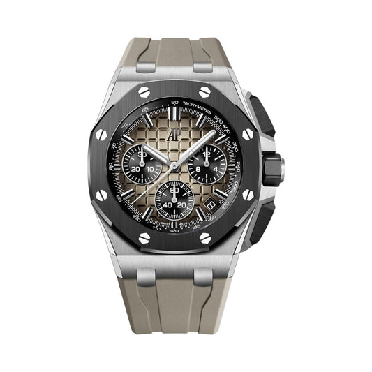 Audemars Piguet Royal Oak Offshore Selfwinding Chronograph 43 mm Brown Dial Stainless Steel Rubber Strap 26420SO.OO.A600CA.01