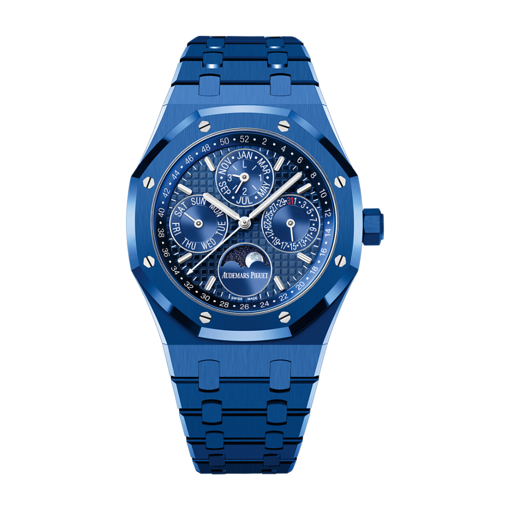 Audemars Piguet Royal Oak Perpetual Calendar 41 mm Blue  Dial Ceramic Bracelet 26579CS.OO.1225CS.01