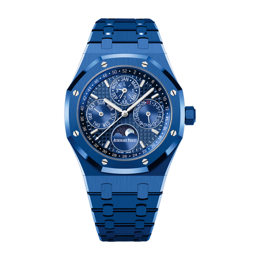 Audemars Piguet Royal Oak Perpetual Calendar 41 mm Blue  Dial Ceramic Bracelet 26579CS.OO.1225CS.01