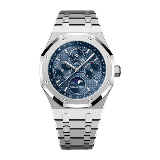 Audemars Piguet Royal Oak Perpetual Calendar 41 mm Blue  Dial Stainless Steel Bracelet 26574ST.OO.1220ST.03