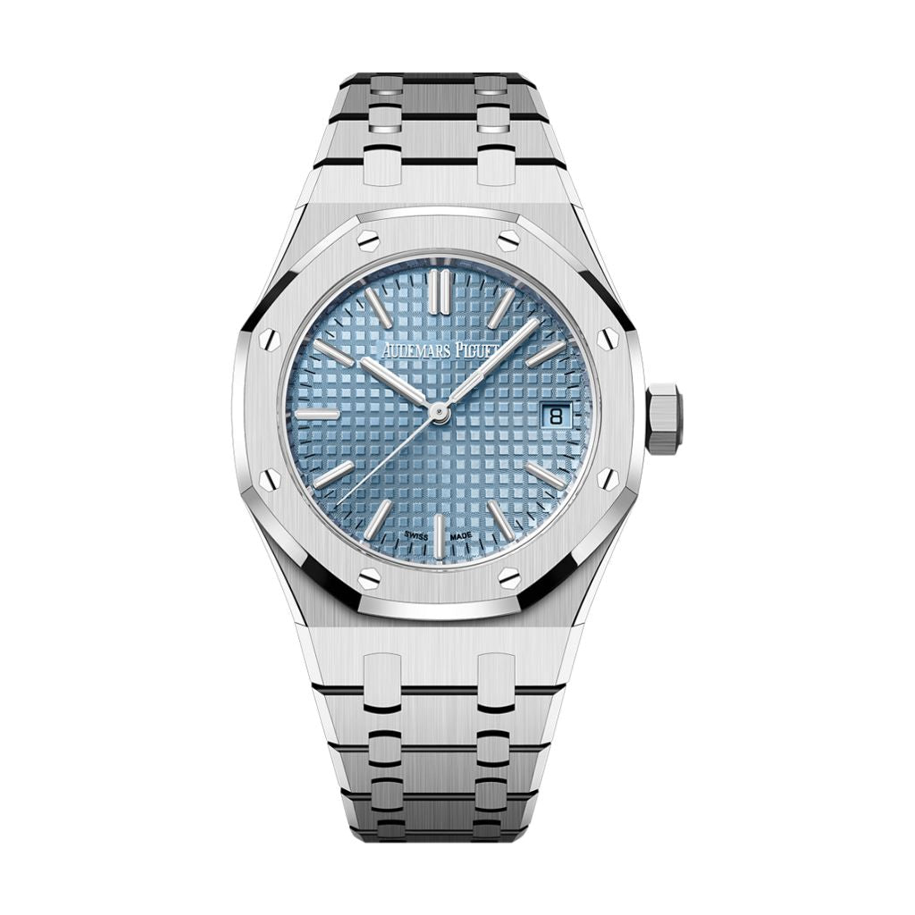 Audemars Piguet Royal Oak Selfwinding 37 mm Light Blue Dial Stainless Steel Bracelet 15550ST.OO.1356ST.08