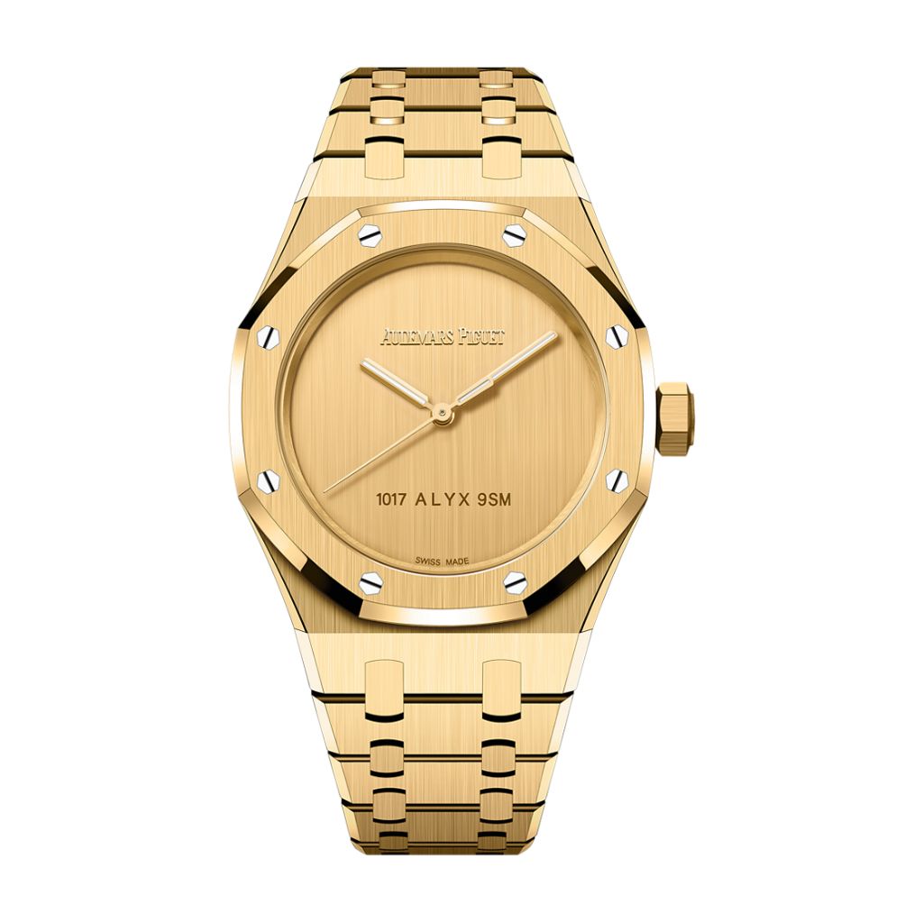 Audemars Piguet Royal Oak Selfwinding 37 mm Yellow Dial 18-Carat Yellow Gold Bracelet 15550BA.OO.1356BA.02