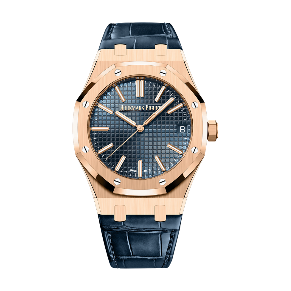 Audemars Piguet Royal Oak Selfwinding 41 mm Blue  Dial 18-Carat Pink Gold   Strap 15510OR.OO.D315CR.02