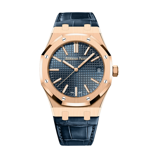 Audemars Piguet Royal Oak Selfwinding 41 mm Blue  Dial 18-Carat Pink Gold   Strap 15510OR.OO.D315CR.02