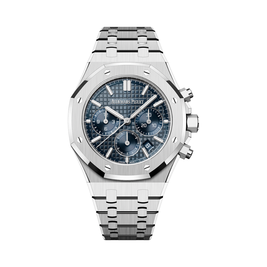 Audemars Piguet Royal Oak Selfwinding Chronograph 38 mm Blue  Dial Stainless Steel Bracelet 26715ST.OO.1356ST.01