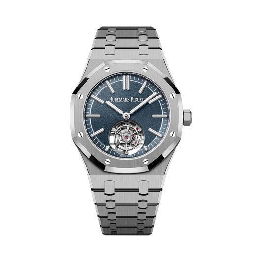 Audemars Piguet Royal Oak Selfwinding Flying Tourbillon 41 mm Blue  Dial Titanium Bracelet 26730TI.OO.1320TI.02