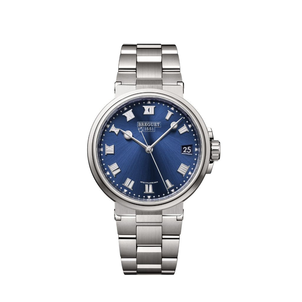 Breguet Marine 40 mm Blue Dial Titanium Bracelet 5517TI/Y1/TZ0
