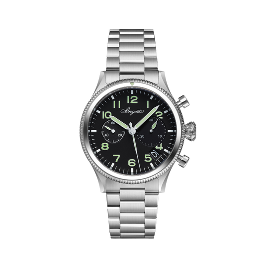 Breguet Type-Xx 42 mm Black Dial Stainless Steel Bracelet 2057ST/92/SW0