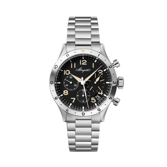 Breguet Type XX 42 mm Black Dial Stainless Steel Bracelet 2067ST/92/SW0