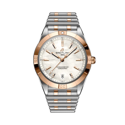 Breitling Chronomat Automatic 36 mm White Dial Stainless Steel & 18K Red Gold Bracelet U10380101A2U1