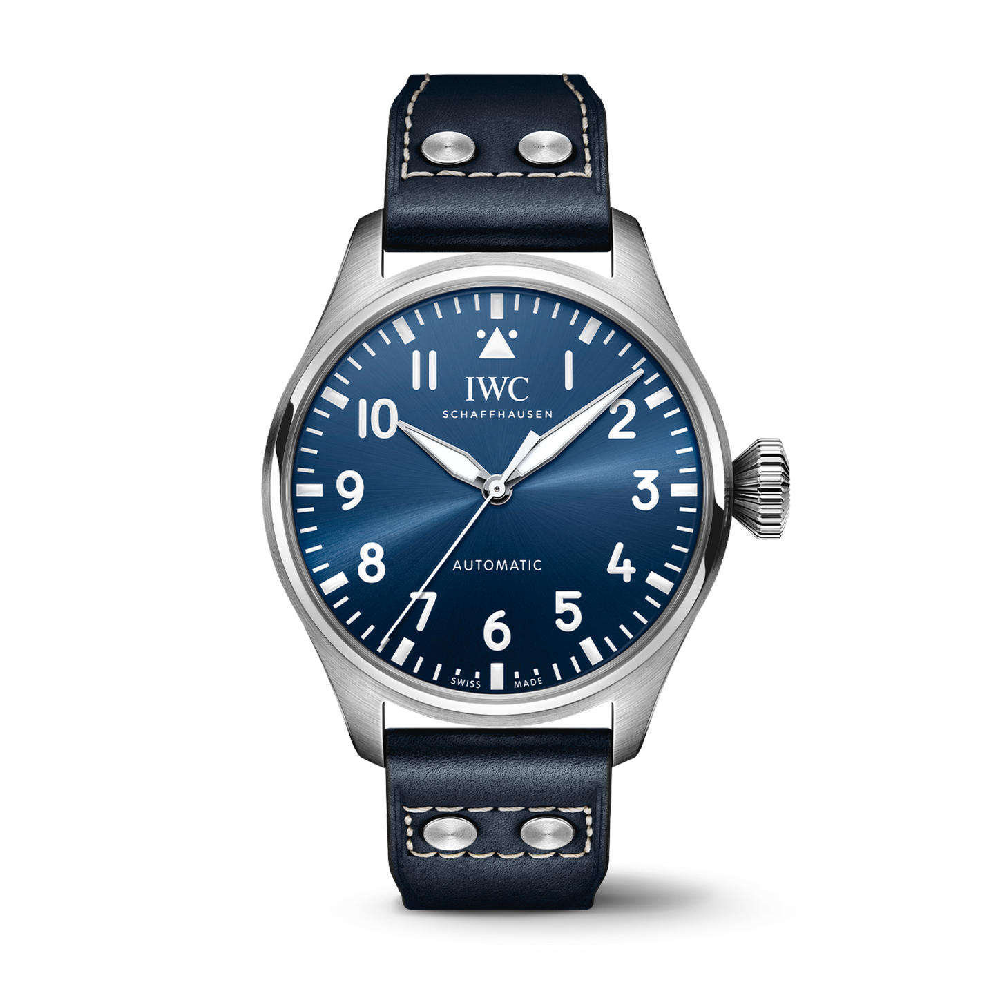 IWC Schaffhausen Big Pilot's Watch 43 mm Blue  Dial Stainless Steel Blue   Strap IW329303