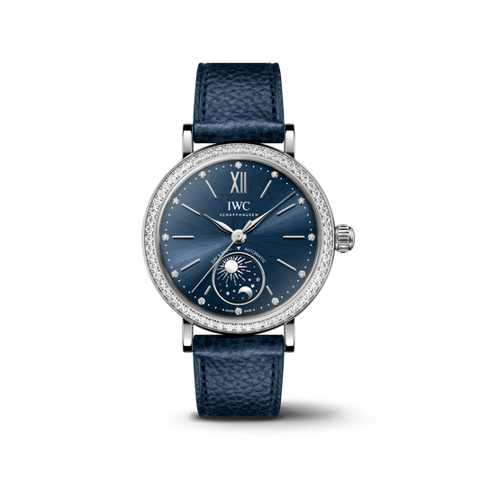 IWC Schaffhausen Portofino Automatic Day & Night 34 mm Blue  Dial Stainless Steel Blue   Strap IW659801