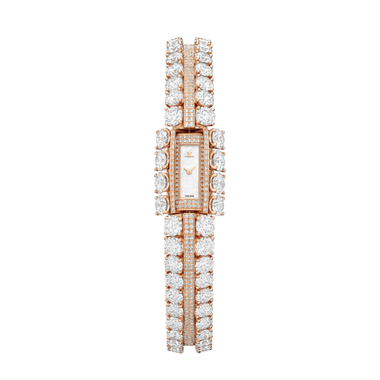Jaeger-LeCoultre Calibre 101 Secrets 29.07 x 12.22 mm White Dial with Diamonds 18k Pink Gold Bracelet Q2872201