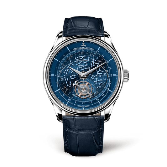 Jaeger-LeCoultre Master Grande Tradition Calibre 946 43 mm Transparent Dial White Gold   Leather Strap Q5273480