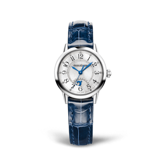 Jaeger-LeCoultre Rendez-Vous Classic Night & Day 29 mm Silvered Grey Dial Stainless Steel   Leather Strap Q3468410