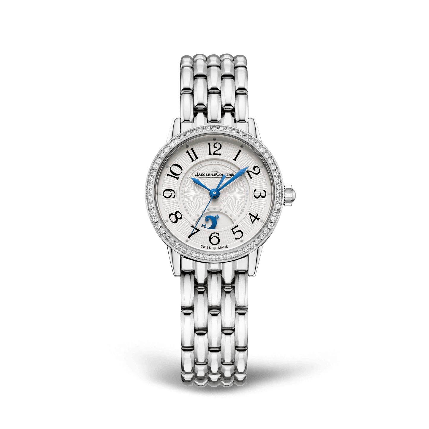 Jaeger-LeCoultre Rendez-Vous Classic Night & Day 29 mm Silvered Grey Dial with Diamonds Stainless Steel Bracelet Q3468130