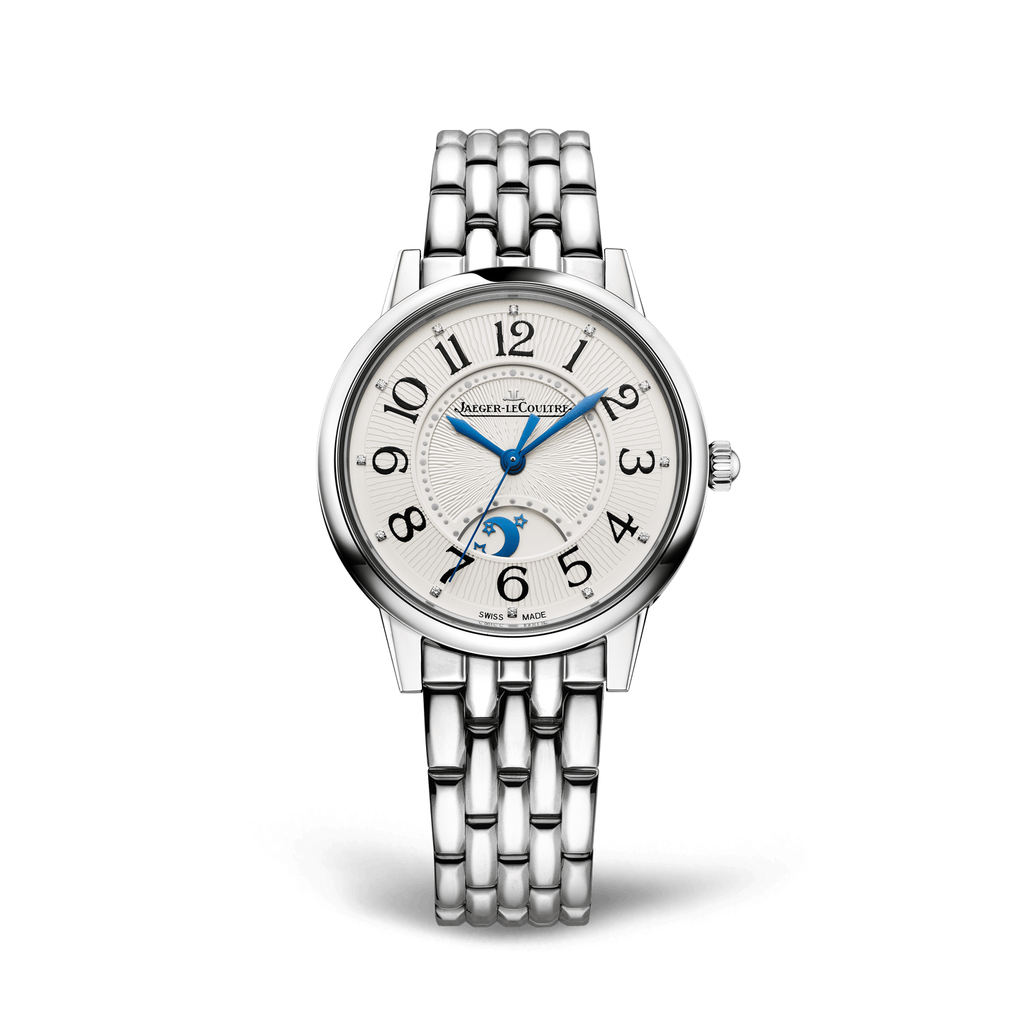 Jaeger-LeCoultre Rendez-Vous Classic Night & Day 34 mm Silvered Grey Dial Stainless Steel Bracelet Q3448110