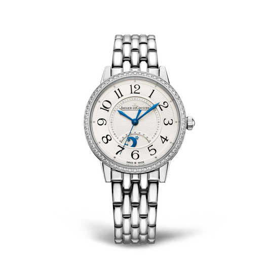 Jaeger-LeCoultre Rendez-Vous Classic Night & Day 34 mm Silvered Grey Dial with Diamonds Stainless Steel Bracelet Q3448130
