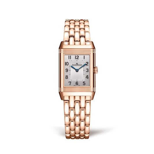Jaeger-LeCoultre Reverso Classic Duetto 34.2 x 21 mm Silvered Grey Dial Pink Gold Bracelet Q2662130