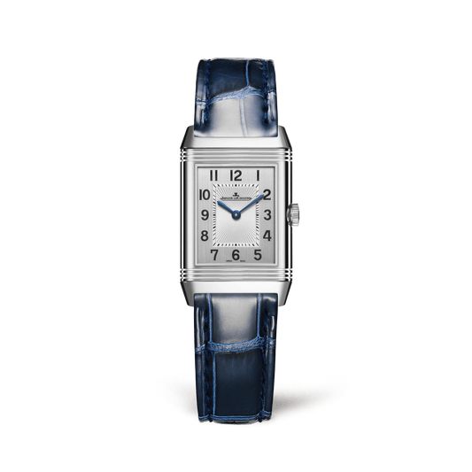 Jaeger-LeCoultre Reverso Classic Duetto 34.2 x 21 mm Silvered Grey Dial Stainless Steel   Leather Strap Q2668432