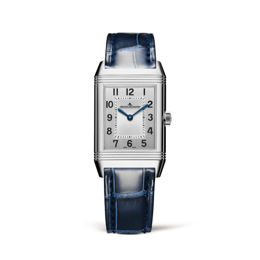 Jaeger-LeCoultre Reverso Classic Duetto 40 x 24 mm Silvered Grey Dial Stainless Steel   Leather Strap Q2588422