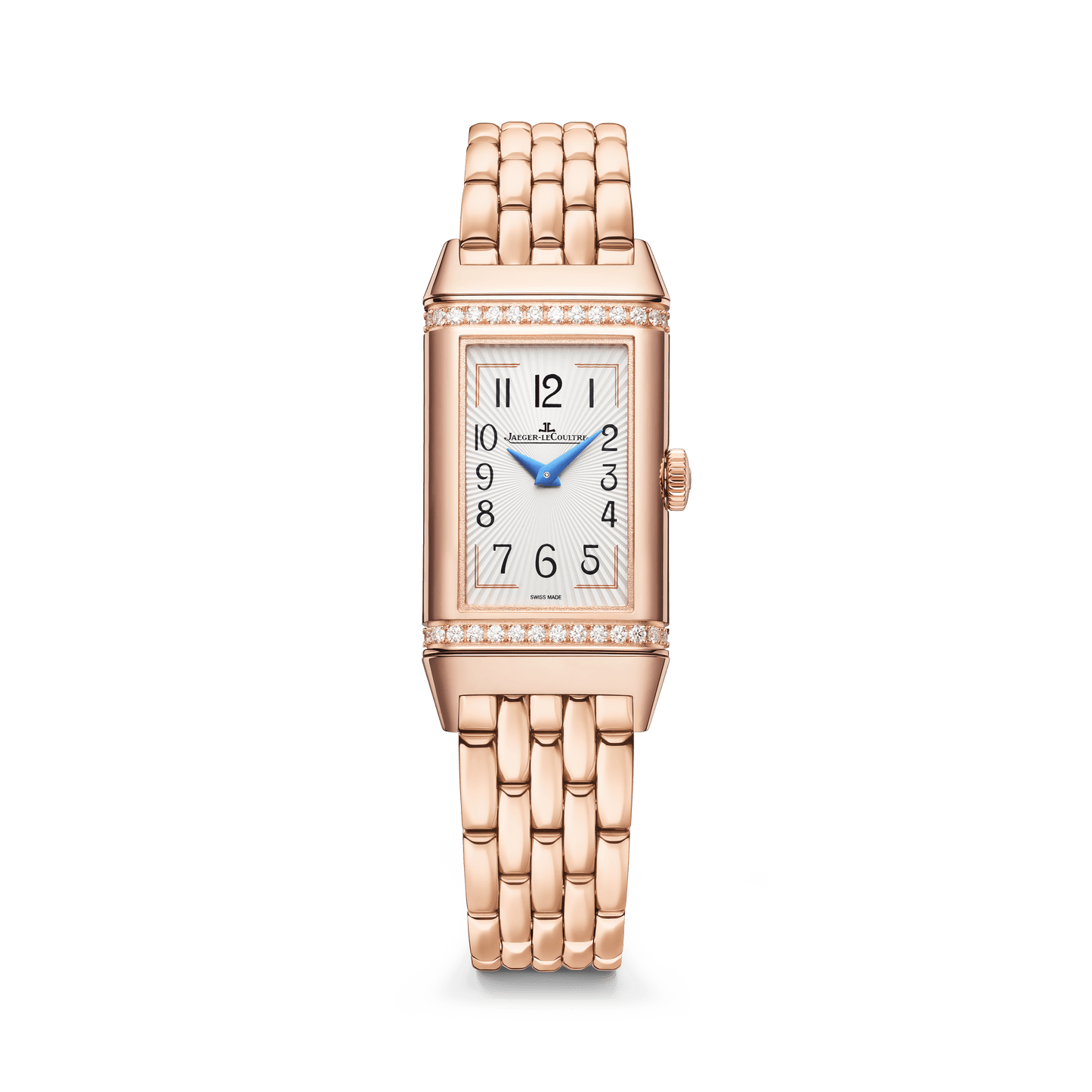 Jaeger-LeCoultre Reverso One Duetto 40.1 x 20 mm Silver Dial Pink Gold Bracelet Q334216J