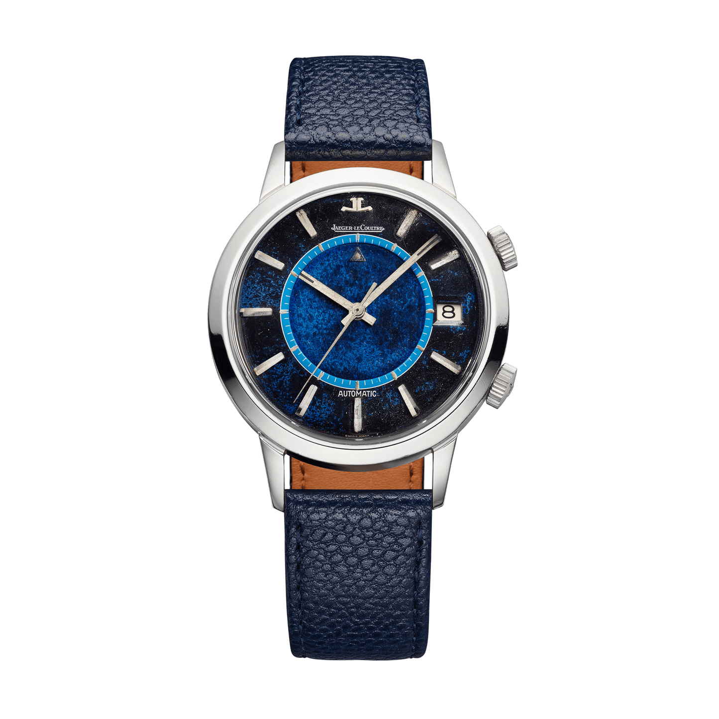 Jaeger-LeCoultre THE COLLECTIBLES Automatic "Lapis" 37 mm Blue Dial Stainless Steel   Leather Strap QVE85501