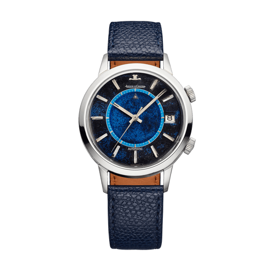 Jaeger-LeCoultre THE COLLECTIBLES Automatic "Lapis" 37 mm Blue Dial Stainless Steel   Leather Strap QVE85501