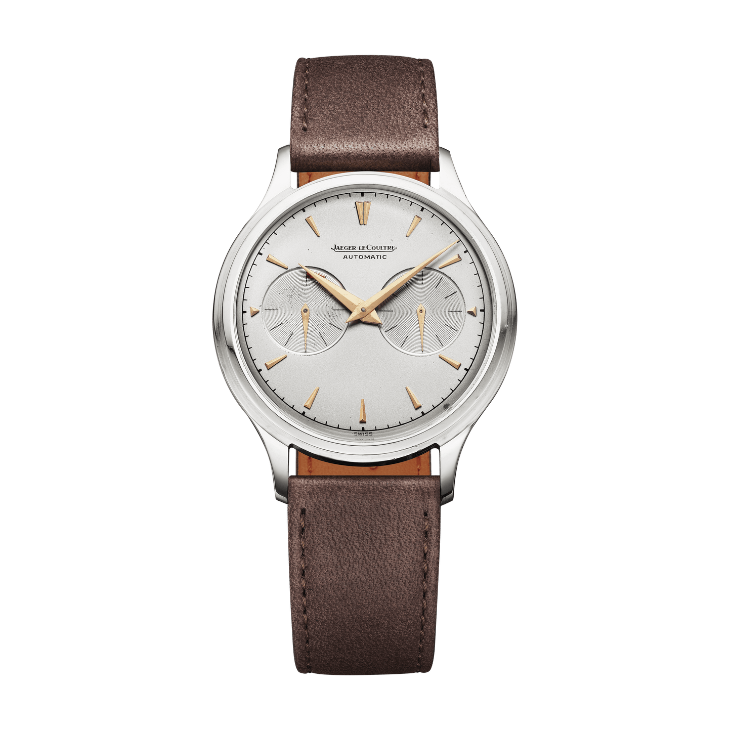 Jaeger-LeCoultre THE COLLECTIBLES Futurematic E501 37 mm Beige Dial Stainless Steel   Leather Strap QVE50000