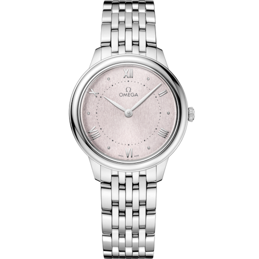 Omega De Ville Prestige 30 mm Silver Dial Stainless Steel Bracelet 434.10.30.60.02.001