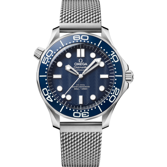 Omega Seamaster Diver 300M 42 mm Blue Dial Stainless Steel Bracelet 210.30.42.20.03.002