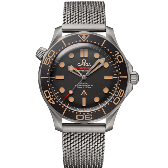 Omega Seamaster Diver 300M 42 mm Brown Dial Titanium Bracelet 210.90.42.20.01.001