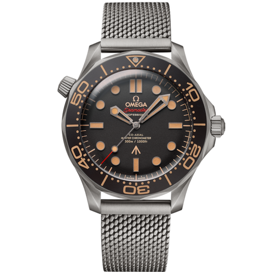 Omega Seamaster Diver 300M 42 mm Brown Dial Titanium Bracelet 210.90.42.20.01.001