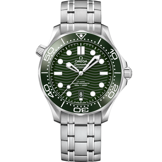 Omega Seamaster Diver 300M 42 mm Green Dial Stainless Steel Bracelet 210.30.42.20.10.001