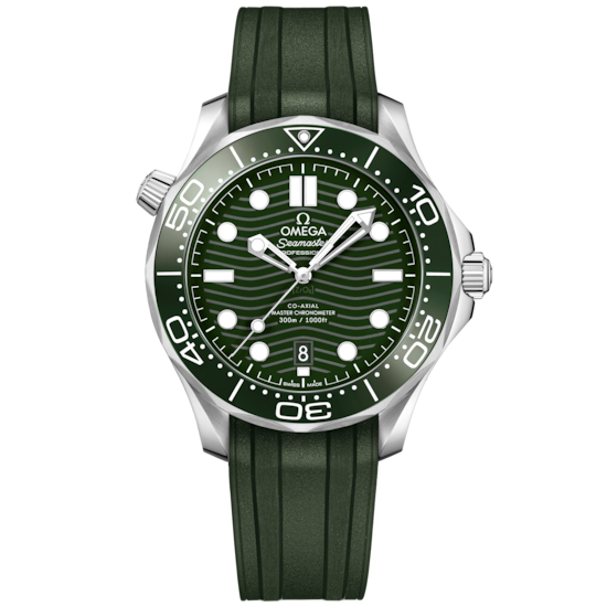 Omega Seamaster Diver 300M 42 mm Green Dial Stainless Steel Strap 210.32.42.20.10.001