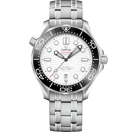 Omega Seamaster Diver 300M 42 mm White Dial Stainless Steel Bracelet 210.30.42.20.04.001