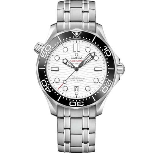 Omega Seamaster Diver 300M 42 mm White Dial Stainless Steel Bracelet 210.30.42.20.04.001