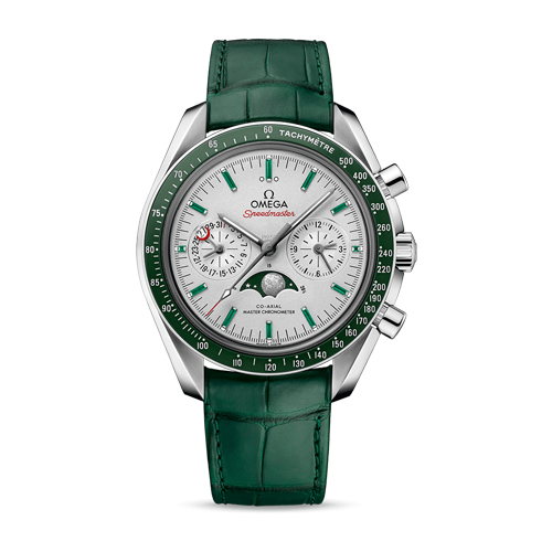 Omega Speedmaster Moonphase 44.25 mm Grey Dial Platinum  Strap 304.93.44.52.99.003