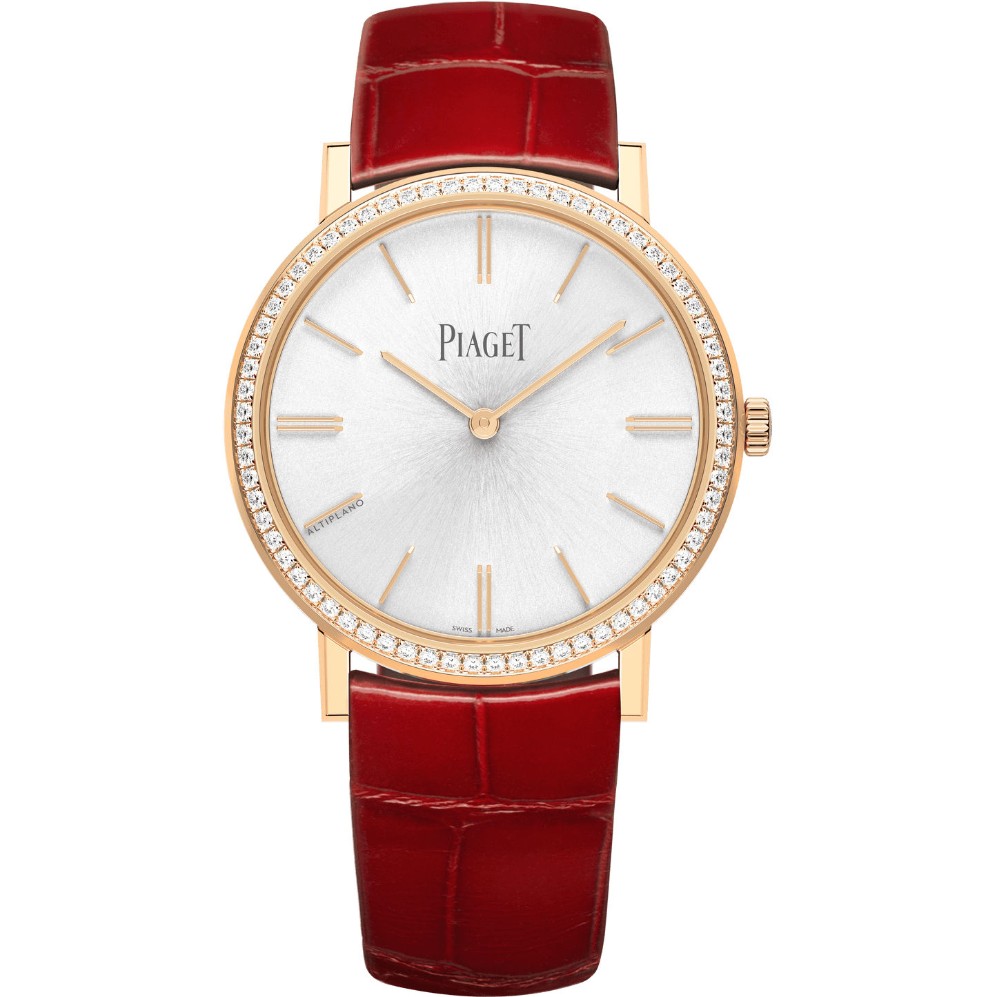 Piaget Altiplano Origin watch 35 mm Grey Dial with Diamonds 18k Rose Gold   Strap G0A45406