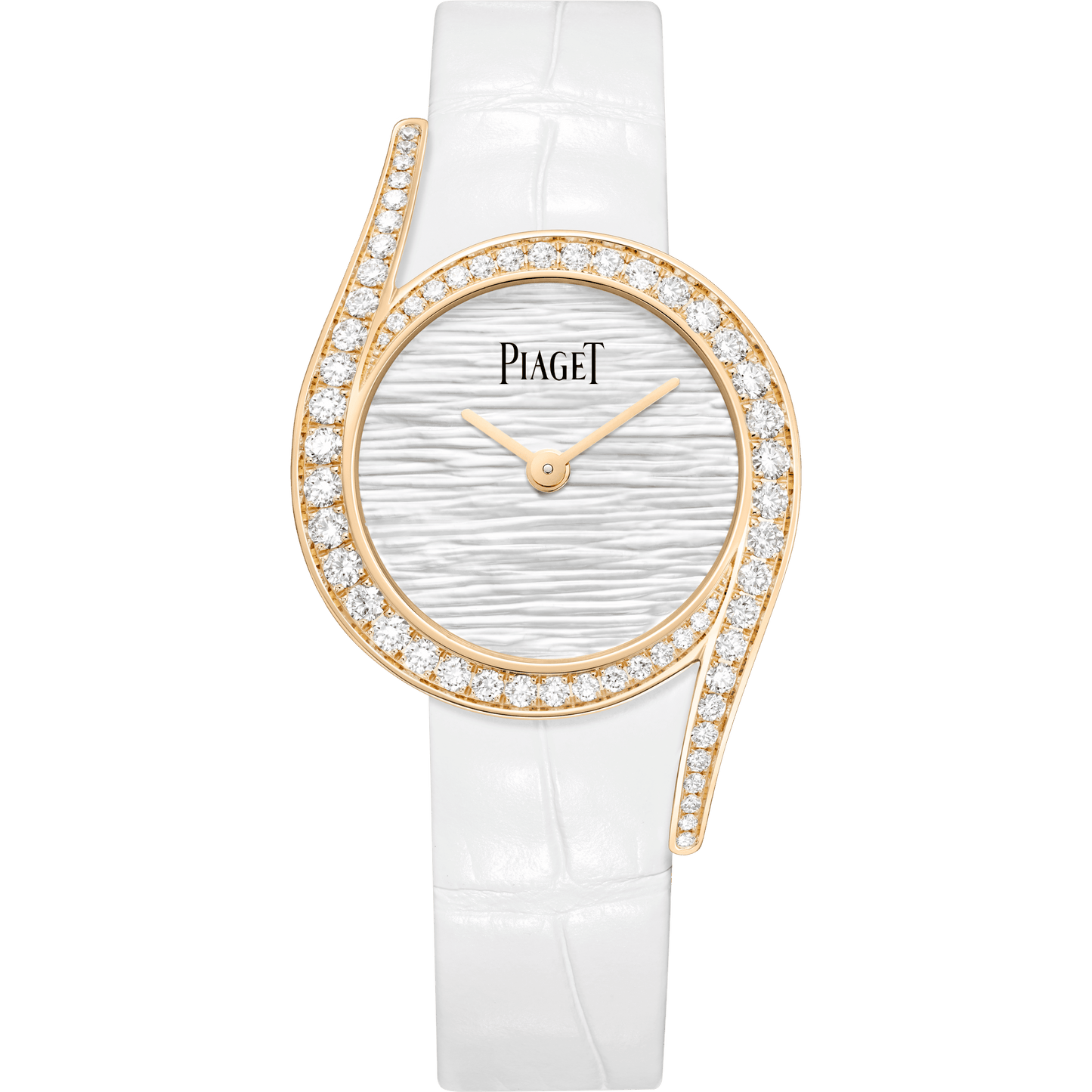 Piaget Limelight Gala watch 26 mm White Mother-Of-Pearl Dial with Diamonds 18k Rose Gold   Strap G0A46151