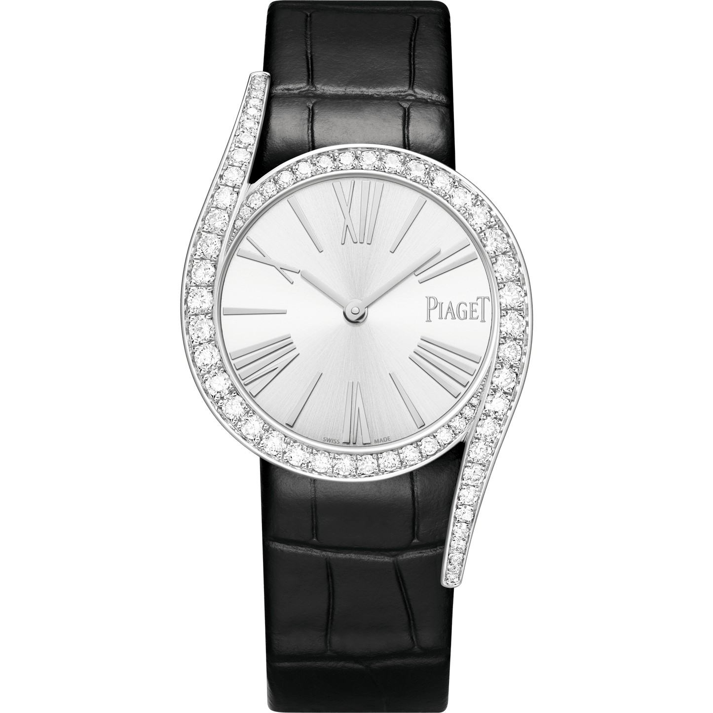 Piaget Limelight Gala watch 32 mm Silver Dial with Diamonds 18K White Gold   Strap G0A48360