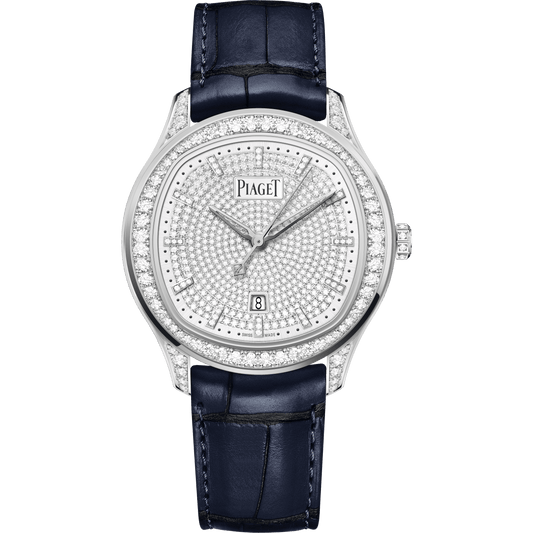 Piaget Piaget Polo Date watch 36 mm Diamond Paved Dial 18K White Gold   Strap G0A46024