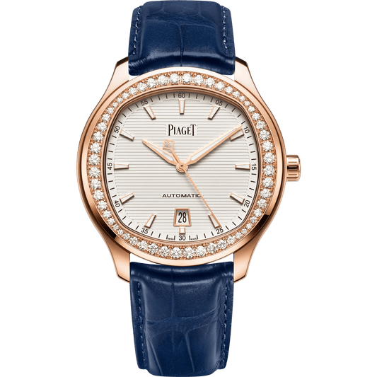 Piaget Piaget Polo Date watch 42 mm Grey Dial with Diamonds 18k Rose Gold   Strap G0A44010