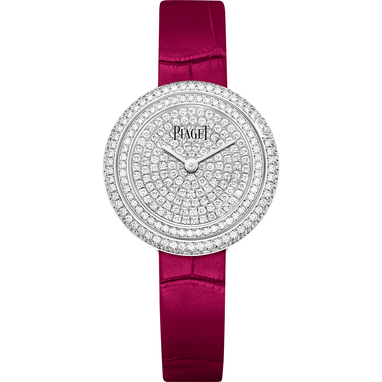 Piaget Possession watch 29 mm Diamond Paved Dial 18K White Gold   Strap G0A44298