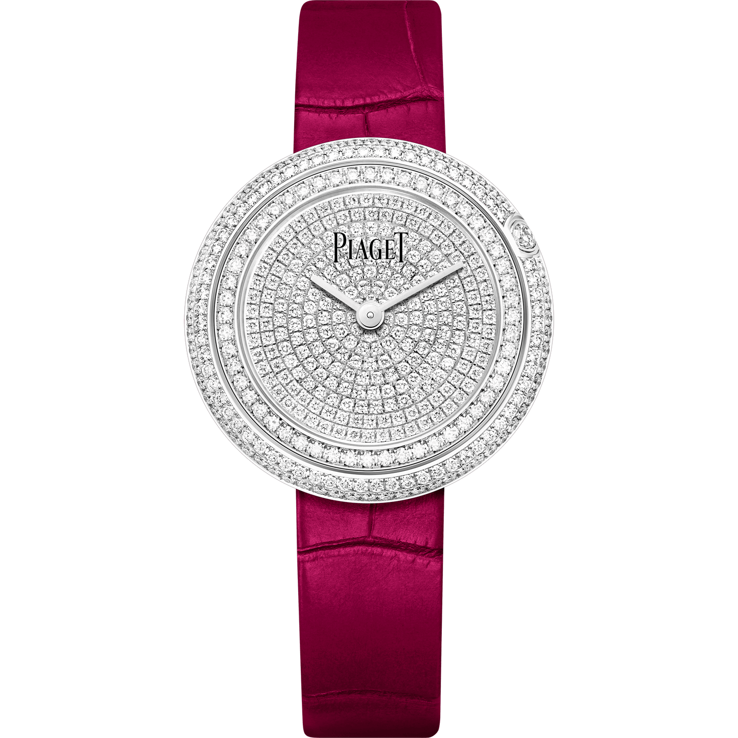 Piaget Possession watch 34 mm Diamond Paved Dial 18K White Gold   Strap G0A44299