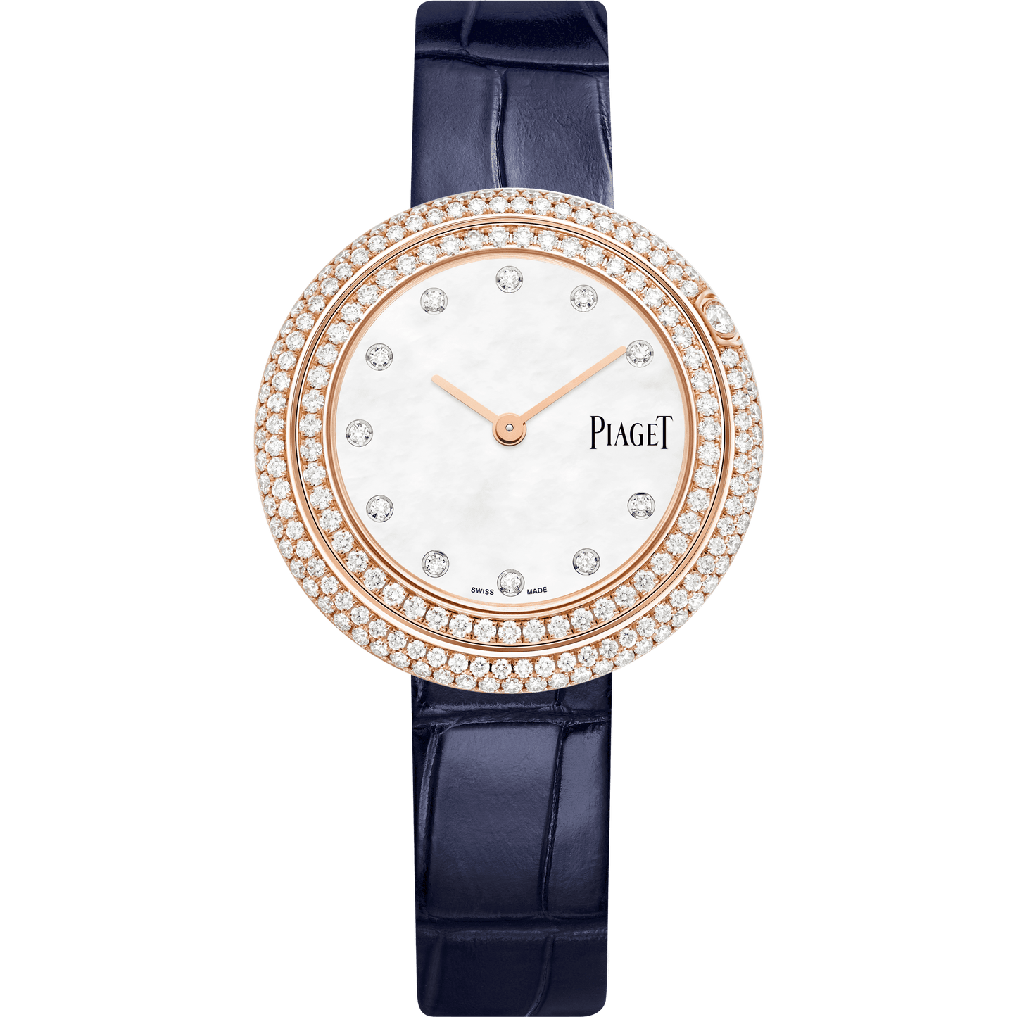 Piaget Possession watch 34 mm White Dial with Diamonds 18k Rose Gold   Strap G0A46073